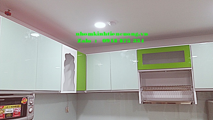 Thi Công Tủ Bếp Nhôm Kính Tphcm