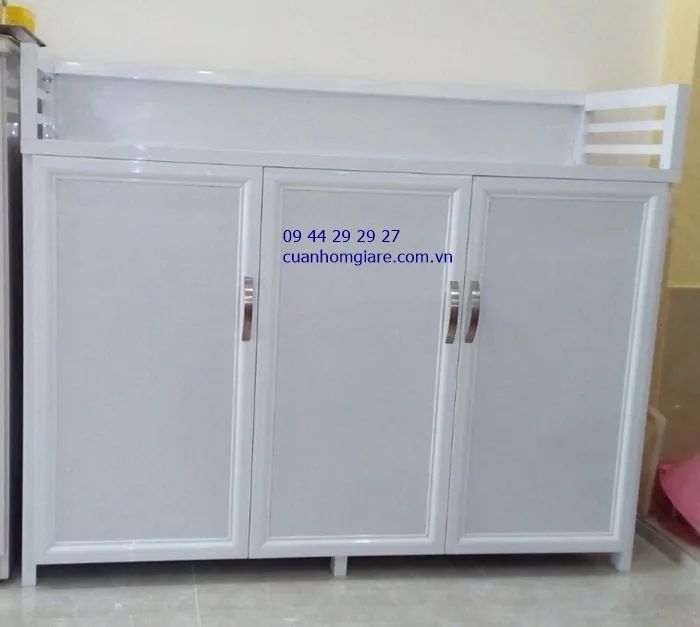 Tủ Chén Bát Nhôm Kính Tphcm