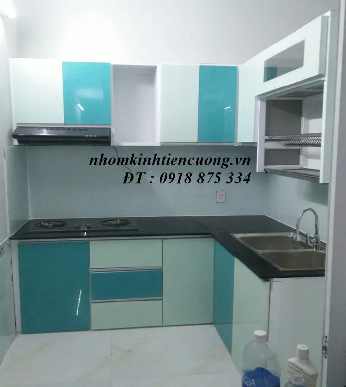 Tủ Bếp Nhôm Cao Cấp Sản Phẩm Hiện Đại Bền Bảo Hành 24 Tháng
