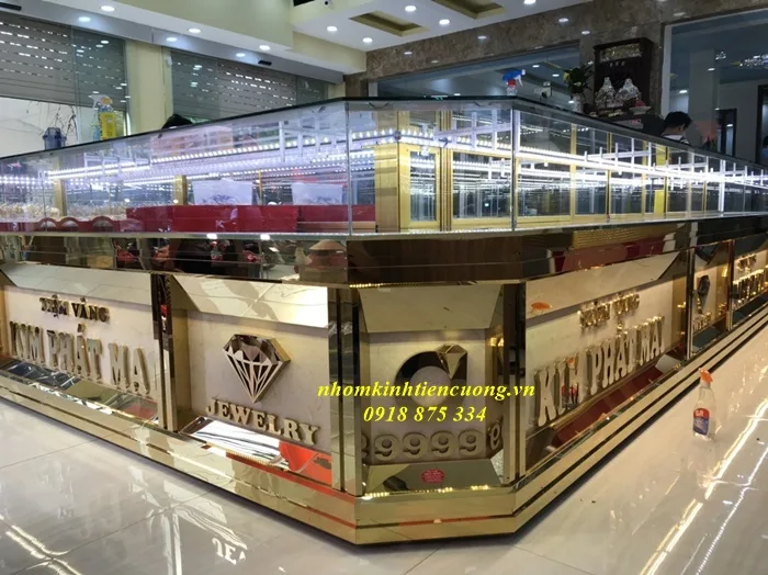Tủ Bán Vàng Bạc Cao Cấp