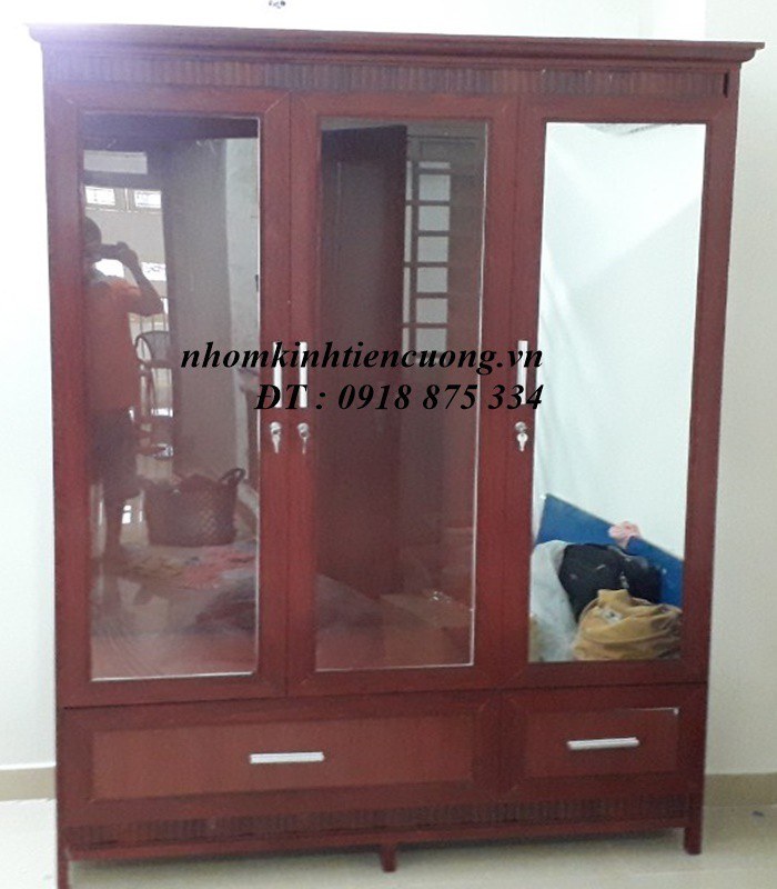 Tủ nhôm quần áo 4