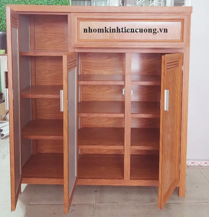 Tủ giầy dép nhôm 