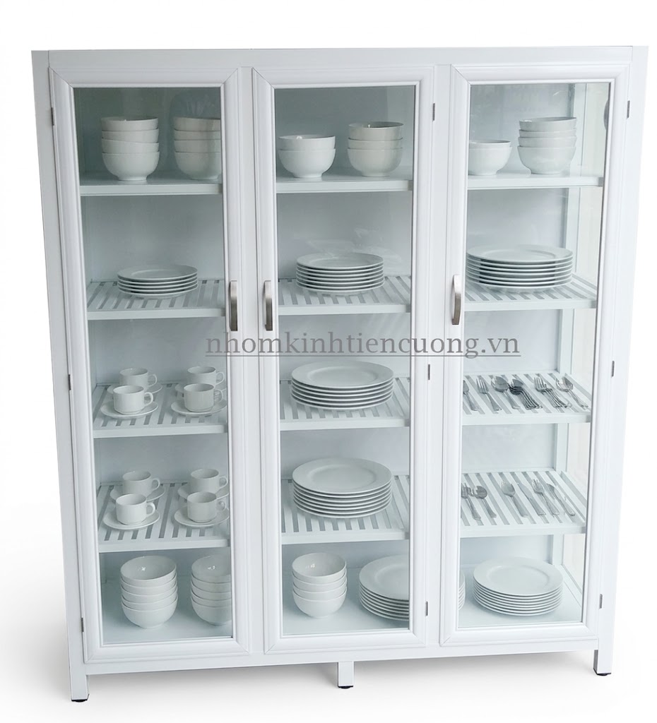 Tủ chén nhôm kính (3 sản phẩm)
